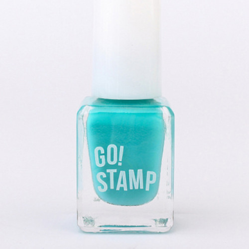 Go Stamp Лак для стемпинга №45 Blue Lagoon, 6 мл