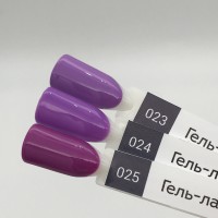 Цветной гель-лак фиолетовый PASHE №024 "Сиреневый закат", 9 мл