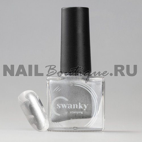 Swanky Stamping Акварельные краски РМ 04 серебро, 5 мл