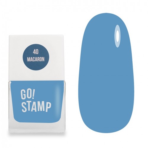 Go Stamp Лак для стемпинга №40 Macaron, 11 мл