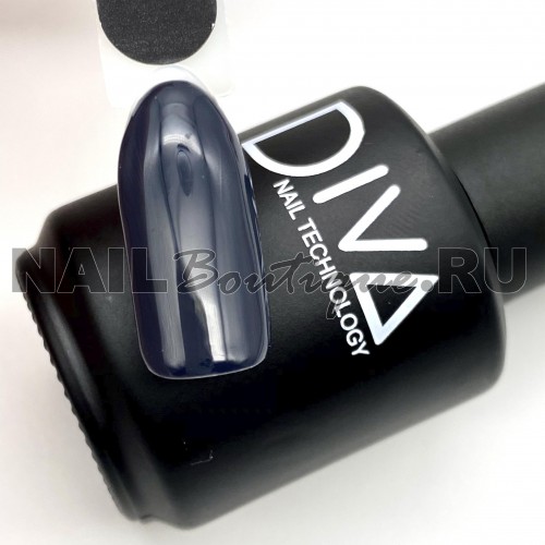 Цветной гель-лак для ногтей синий DIVA №034 (старая палитра), 15 мл
