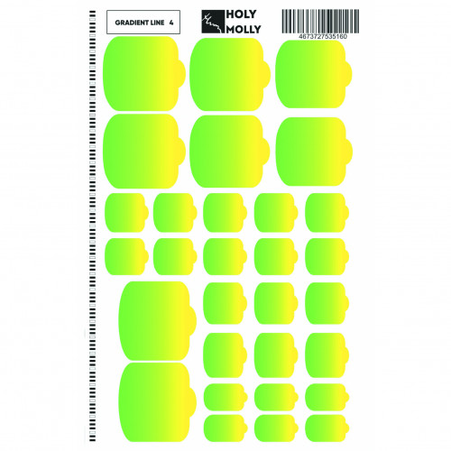 Holy Molly Термопленка для маникюра Gradient Line №04