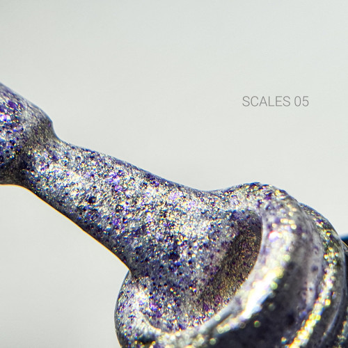 Цветной гель-лак для ногтей Black Scales №05, 8 мл