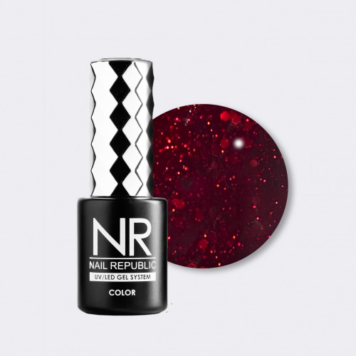 Nail Republic NR Гель-лак №425 Cherry Lady, 10 мл