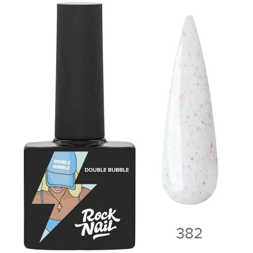 Цветной гель-лак RockNail Double Bubble №382 Sugar Rush, 10 мл