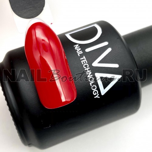 Цветной гель-лак для ногтей красный DIVA №038 (старая палитра), 15 мл