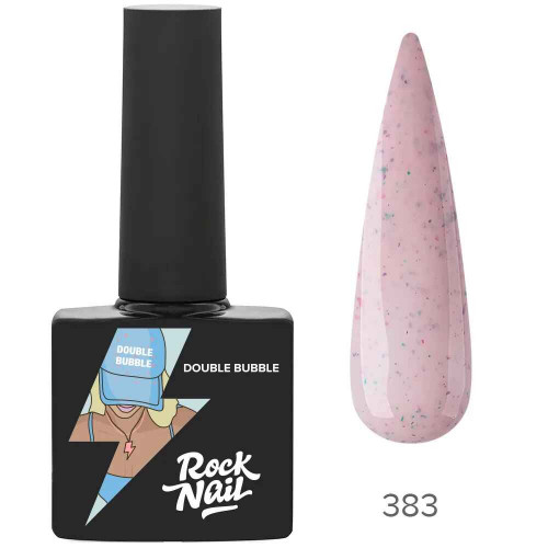 Цветной гель-лак RockNail Double Bubble №383 Bubblicious, 10 мл