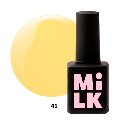 База для ногтей камуфлирующая (цветная) MiLK Base Souffle №41 Lemon Meringue, 9 мл