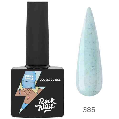 Цветной гель-лак RockNail Double Bubble №385 Gumdrop, 10 мл
