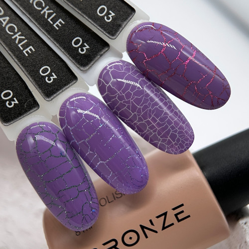 Лак для ногтей Bronze Crackle #03, 8 мл