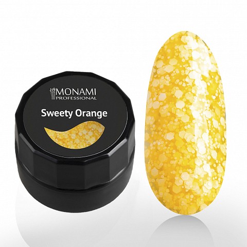 Цветной гель-лак для ногтей Monami Sweety Orange, 5 гр