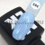 Цветной гель-лак для ногтей голубой MiLK Smoothie №385 Blueberry Chia, 9 мл