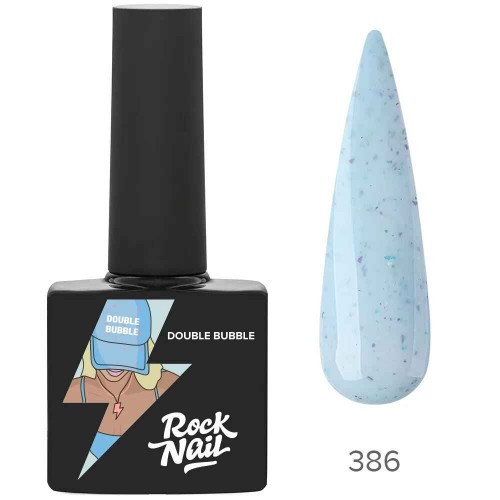 Цветной гель-лак RockNail Double Bubble №386 Hubba Bubba, 10 мл