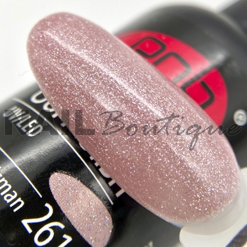 Цветной гель-лак для ногтей розовый PNB Magic Treats №261 Fancy Talisman, 8 мл