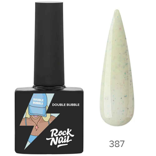 Цветной гель-лак RockNail Double Bubble №387 ZHVACHKA PO RUBLYU, 10 мл