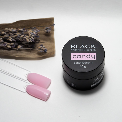 Black Гель конструирующий Construction Candy, 15 мл