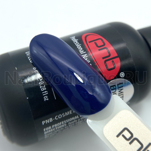 Цветной гель-лак для ногтей синий PNB Autumn Fragrances №313 Anchan, 8 мл