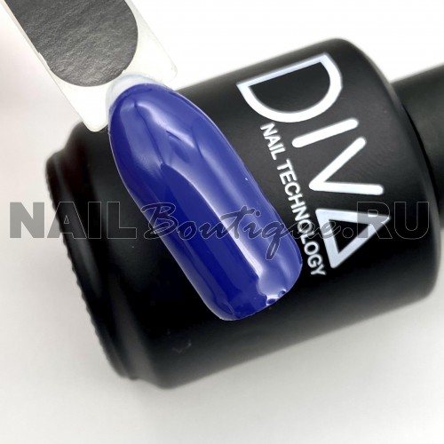 Цветной гель-лак для ногтей синий DIVA 048 15 мл