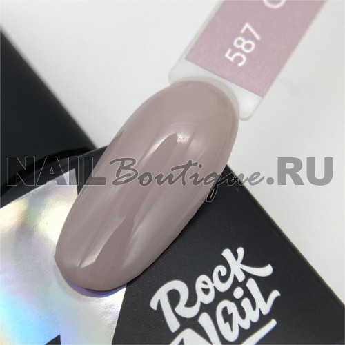 Цветной гель-лак для ногтей RockNail Bad Princess №587 Glass Stiletto, 10 мл