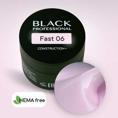 Гель конструирующий для ногтей Black Gel Construction Fast №06, 30 мл