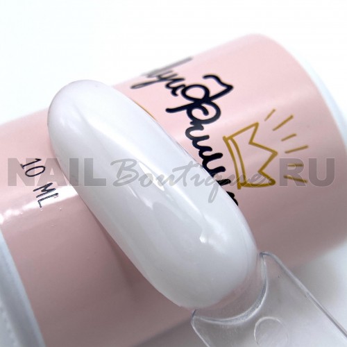 Цветной гель-лак для ногтей белый Луи Филипп Limited Collection №174, 10 мл