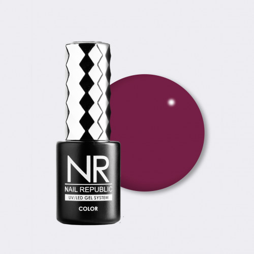 Nail Republic NR Гель-лак №176 Cherry Lady, 10 мл