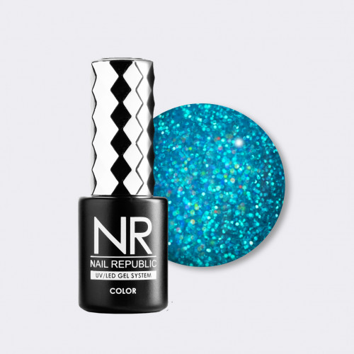 Nail Republic NR Гель-лак №468 Aquamarine, 10 мл