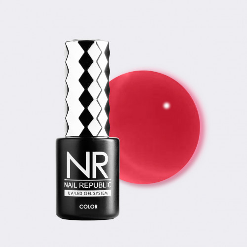 Nail Republic NR Гель-лак №550 витраж Вишневый, 10 мл