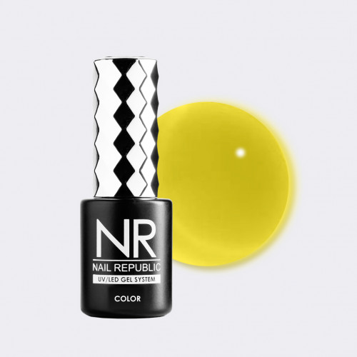 Nail Republic NR Гель-лак №552 витраж Желтый, 10 мл