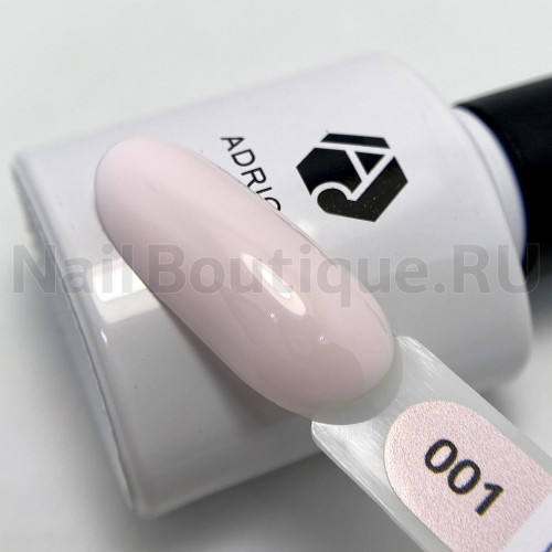 Цветной гель-лак для ногтей AdriCoco №001 Светло-розовый, 8мл