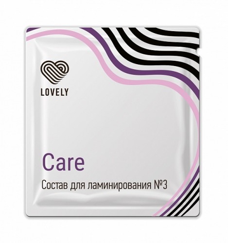 LOVELY Состав для ламинирования ресниц №3 "Care"