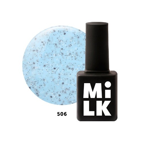 Цветной гель-лак для ногтей голубой MiLK Gelato №506 Blue Curacao, 9 мл