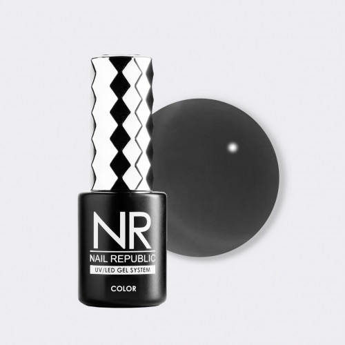 Nail Republic NR Гель-лак №556 витраж Черный, 10 мл