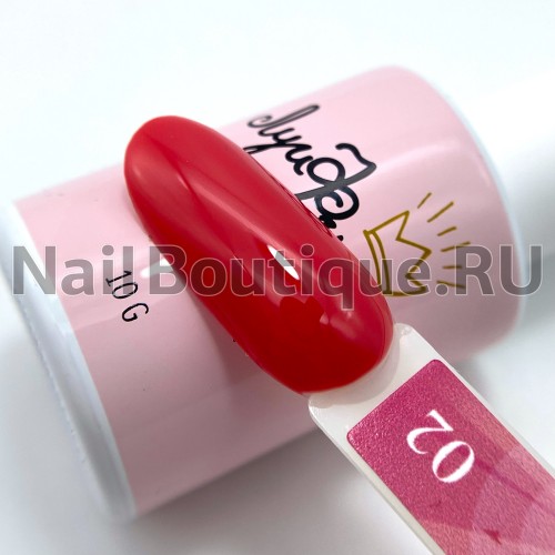Цветной гель-лак для ногтей красный Луи Филипп Morning №02, 10 мл