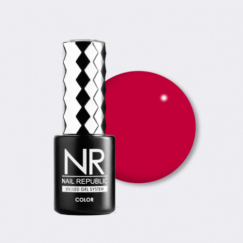 Nail Republic NR Гель-лак №203 Perfect Red, 10 мл