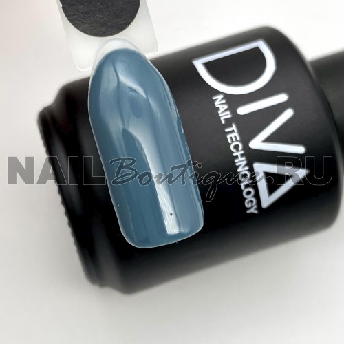 Цветной гель-лак для ногтей синий DIVA 058 15 мл