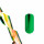 Pole фольга переводная (зеленая)