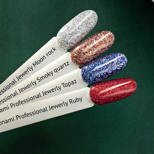 Цветной гель-лак для ногтей Monami Jewerly Ruby, 5 гр