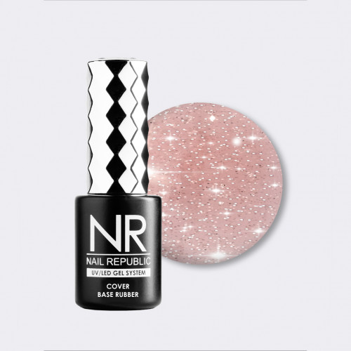 Nail Republic NR Base Камуфлирующая №162 Wedding с шиммером, 10 мл