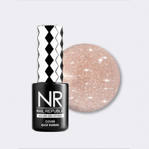 Nail Republic NR Base Камуфлирующая №163 Wedding с шиммером, 10 мл