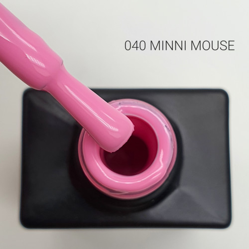 Цветной гель-лак для ногтей Black №040 Minnie Mouse, 12 мл