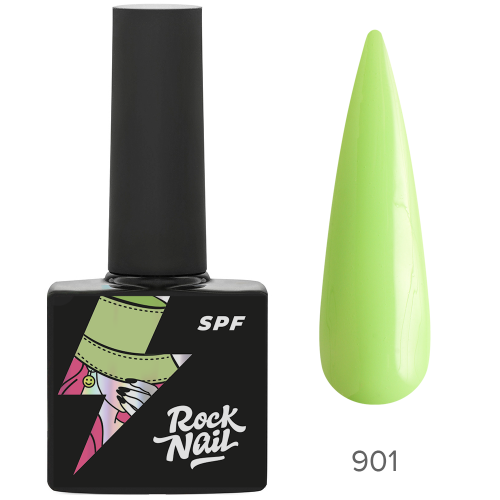 Цветной гель-лак для ногтей RockNail SPF №901 Summer Playlist, 10 мл